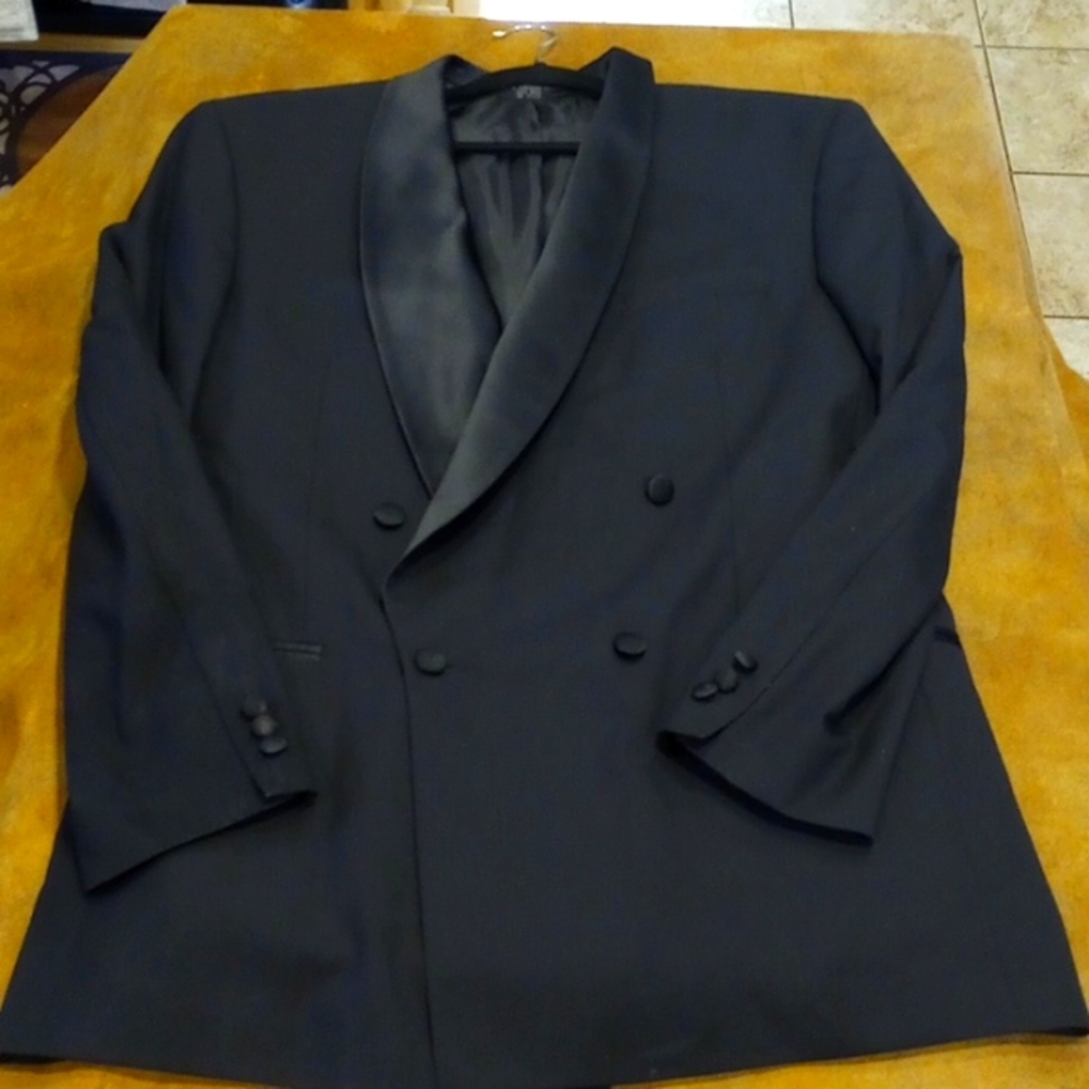 Men's Jones NY Wool Dress/TUX Blazer (Lined) Appears Satin(ish) Collar & Lining.